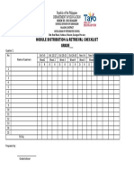 Module Distribution & Retrieval Checklist GRADE