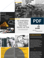 Black and Yellow Image Collage Marketing Tri-Fold Brochure