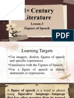 Lesson 3 - Figures of Speech