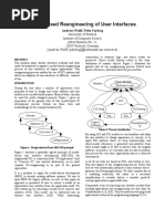 Model-Based Reengineering of User Interfaces