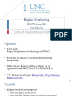 Digital Marketing: Lecture #2: Consumer Behavior in The Digital Age