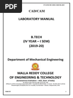 Cadcam Lab Manual