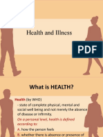 II - Health and Illness