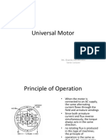 Universal Motor and Servomotor