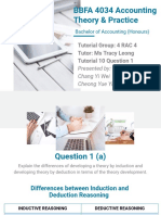 BBFA 4034 Accounting Theory & Practice: Tutorial Group: 4 RAC 4 Tutor: Ms Tracy Leong Tutorial 10 Question 1