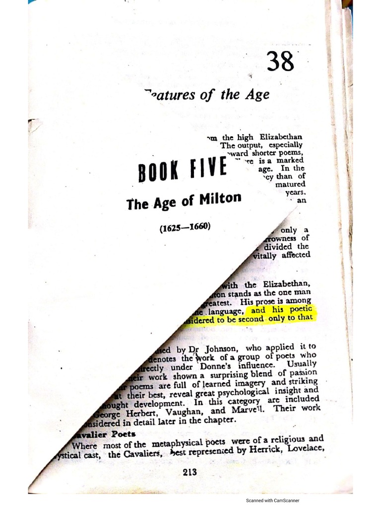 Age of Milton | PDF