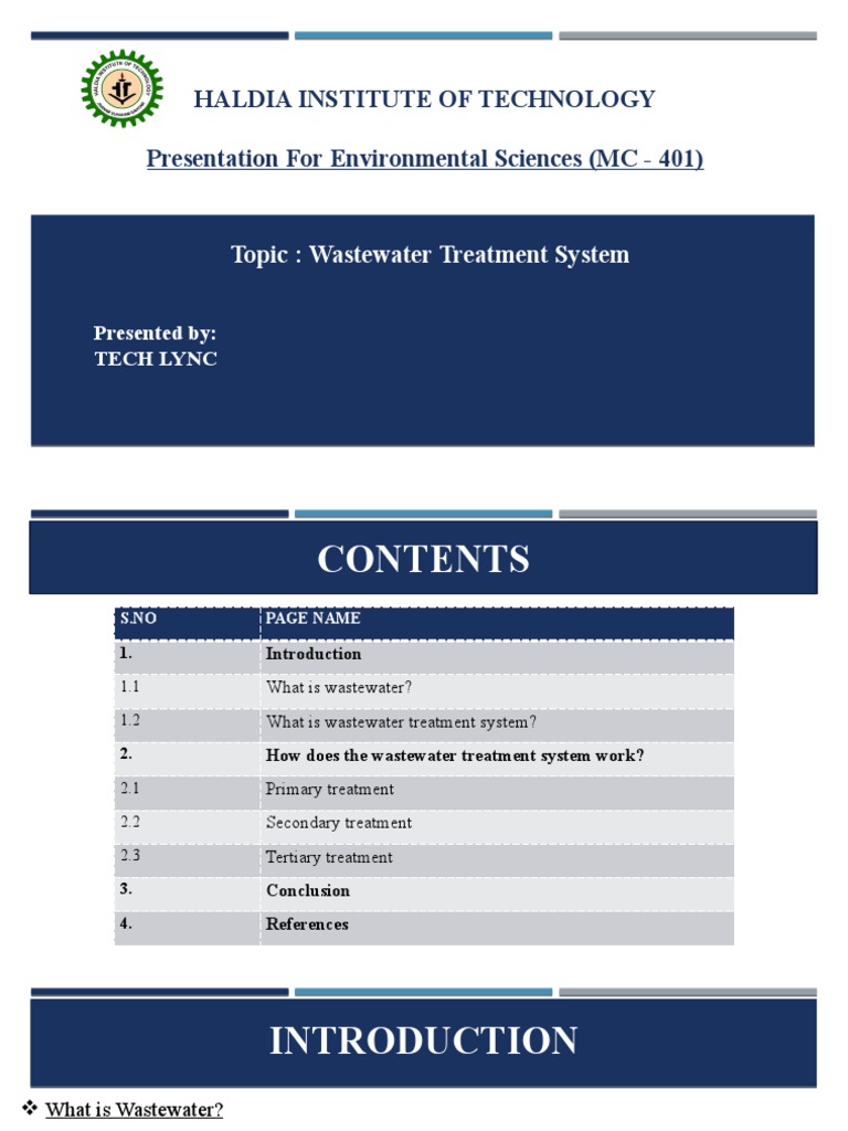 Wastewater Treatment Process Overview | PDF | Sewage Treatment | Wastewater