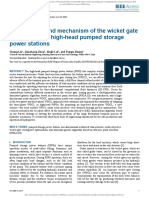Optimization and Mechanism of The Wicket Gate Clos