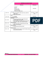 Jadual Program Transisi Minggu Ke - 4