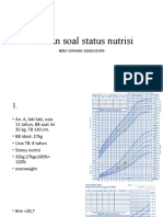 Latihan Soal Status Nutrisi