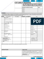 Certificate of Liability Insurance: Acord