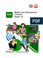 Media and Information Literacy (As of September 17, 2020)