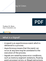 Signal Handling in Linux