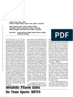 Metabolic Fitness Index For Team Sports MFITS.9