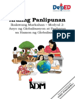AP10 - Q2 - Mod2 - Anyo NG Globalisasyon at Pagharap Sa Hamon ng.23 Pages