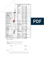 NO. Item Description Picture Type/Model Qty: Audit Tool Teknisi Di Bulan April 2020