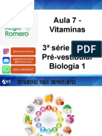 Aula 7 - Vitaminas - 3 Série - Biologia 1