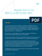 NSO AppNote - How To Migrate From CLI NED To NETCONF NED - Rev H 2020-08-25