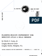 Flashing-Beacon Experiment For Mercury-Atlas 9 MA-9 Mission