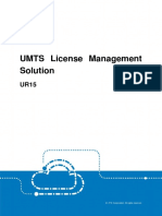 UMTS UR15 License Management Solution