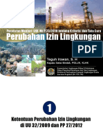 03-Permenlhk NO P 23 - 2018 Perubahan Izin Lingkungan Di Luar OSS - Mercure 21-22 Nov 2018