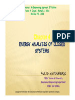 Thermo Ch4 Energy Analysis of Closed Systems