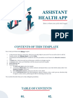 Assistant Health App Pitch Deck by Slidesgo