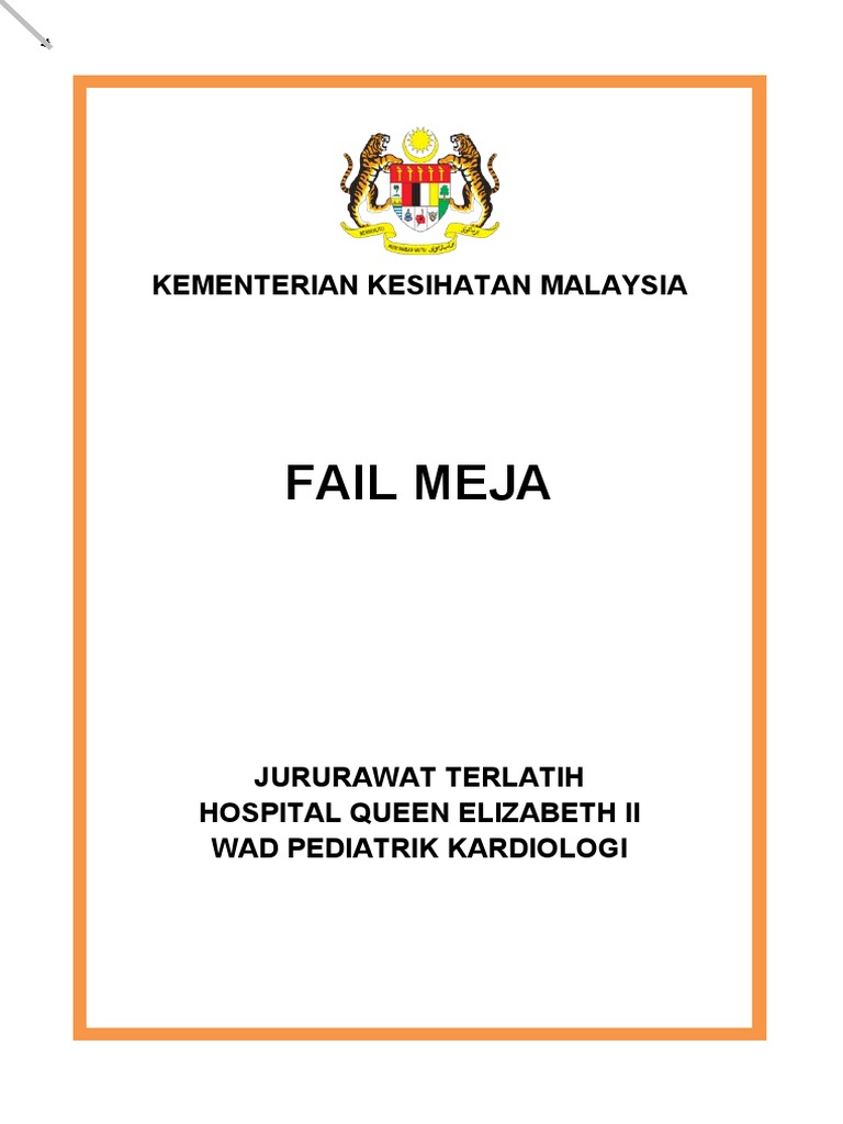 Fail Meja Kementerian Kesihatan Malaysia Pdf