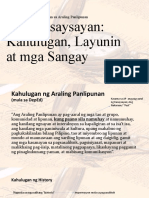 Ang Pag-Aaral NG Kasaysayan Sa Araling Panlipunan