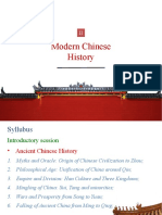 Lecture 8. Chinese History