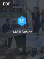 UX UI Design (Iron Hack)