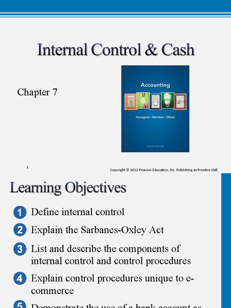 Chap 6 Internal Control-1 | PDF | Internal Control | Banks