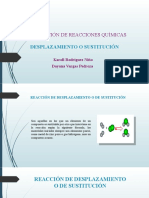 Reacciones Químicas - Desplazamiento-Sustitución