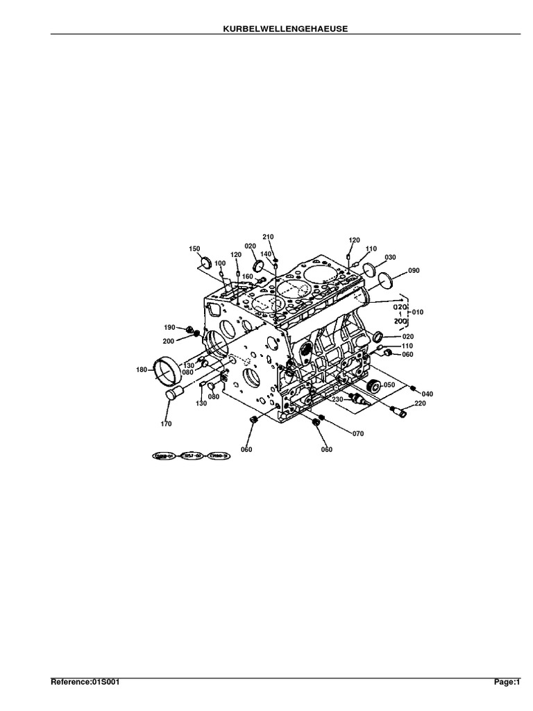 Kubota Engine Kx41h Parts Manuals