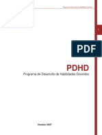 Programa de Desarrollo de Habilidades Docentes