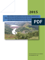 Relatorio Ambiental Das Cheias - Periodo de Junho 2011 A 2015