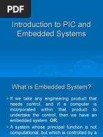 Introduction To PIC and Embedded Systems