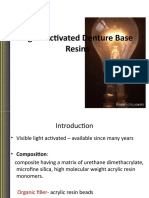 Light Activated Denture Base Resins