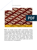 Motif Batik Tulungagung