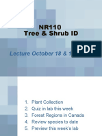 Lecture 4 NR110 October 18, 2010