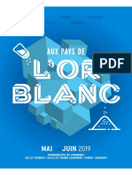 ESCALE - Progr - AUX PAYS DE L OR BLANC Mai 2019