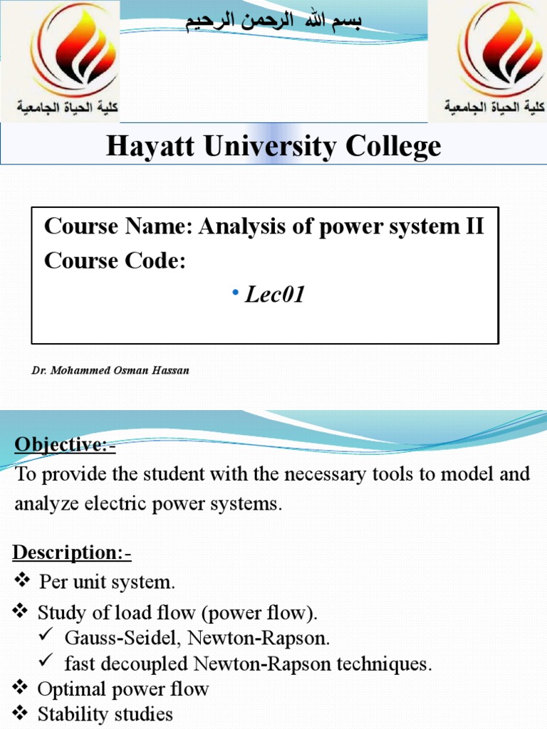 Power System Analysis II Overview | PDF | Electrical Impedance | Power ...
