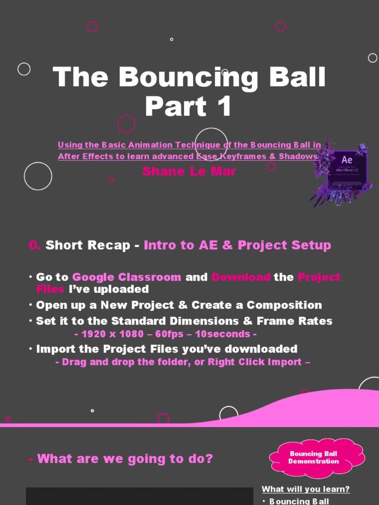 Bouncing Ball Animation in After Effects | PDF | Computing | Software