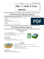 1 - The Nature & Variety of Living Organisms