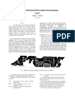 SHAW Two Cups With Incised Decoration from Kommos Crete
