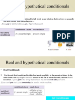 Upper Intermediate B2 - Presentation 8 Real and Hypothetical Conditionals & Past and Mixed Conditionals