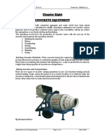 Chapter Eight Concrete Equipment