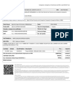 Este Documento Es Una Representación Impresa de Un CFDI: Cantidad Con Letra Son (Quinientos Veinte Pesos 02/100 M.N.)