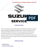 Suzuki GSX 750 1983-1987 Service Repair Manual Gsx750: Download Here