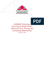 ANDIMA S Brazilian Government Bonds Guide Characteristics Pricing and Calculating Methodology